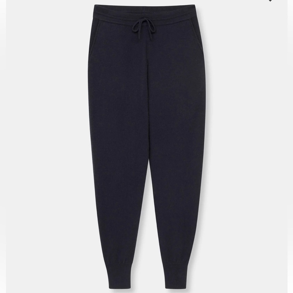 NWOT NAADAM Off-Duty Cashmere Jogger Classic Sweatpants, Black, Small